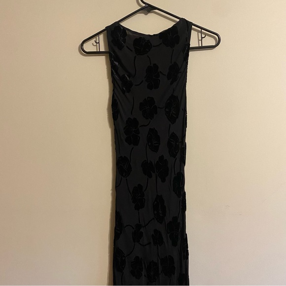 Réalisation Par – The Carla Dress in Lily Devoré Noir - Black - Picture 12 of 16